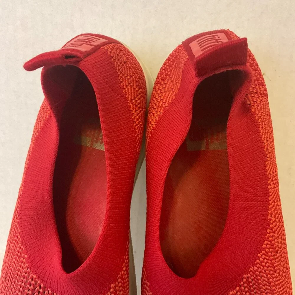 Fitflop Woven Sneaker 7.5 Red